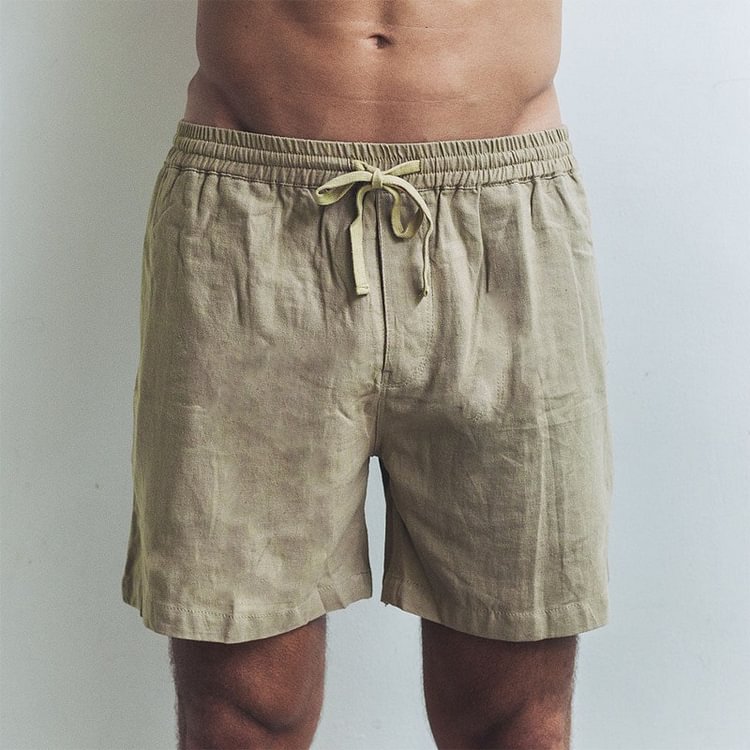 BrosWear Solid Color Men's Casual Shorts