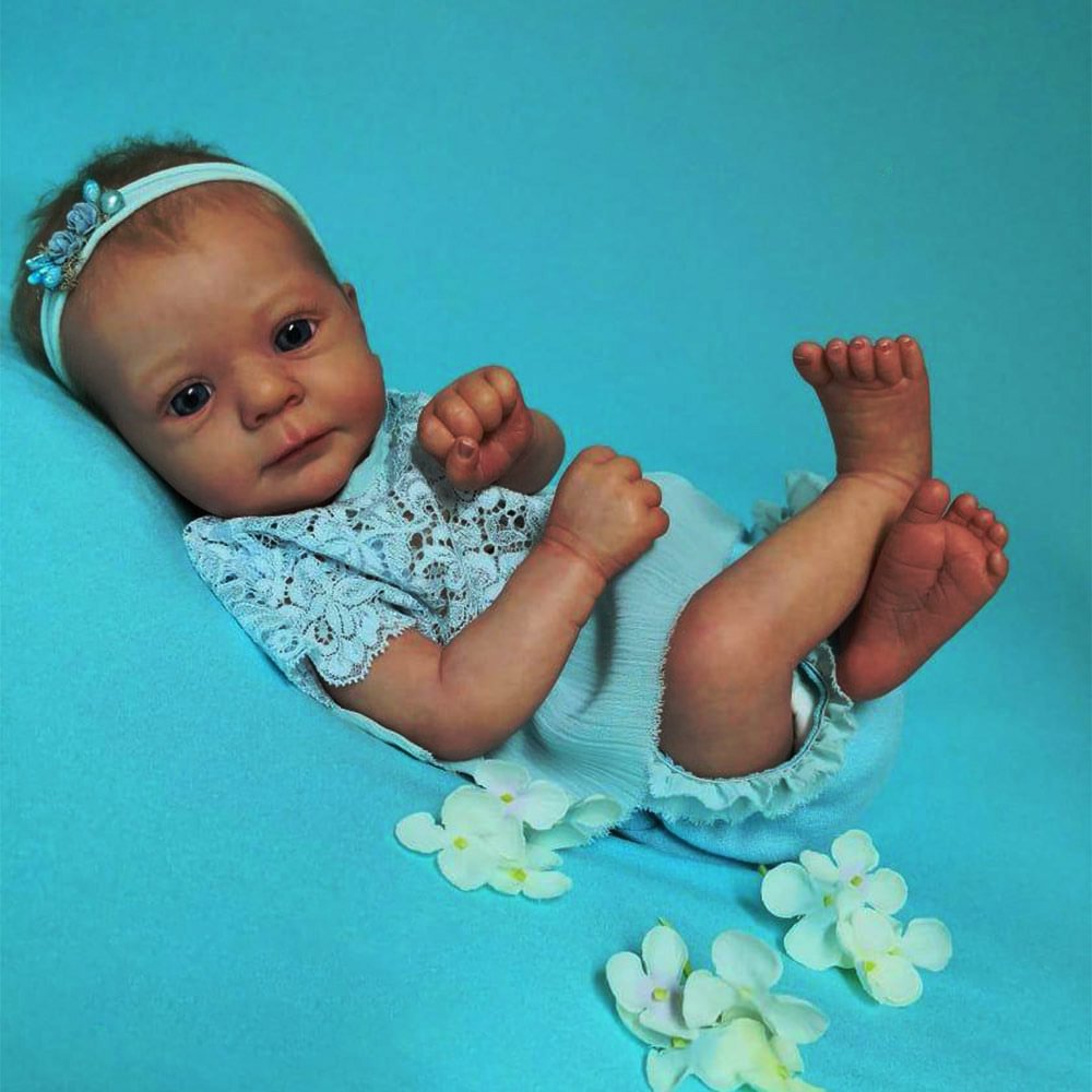 [Summer Sale] African American 18'' Reborn Newborn Baby Doll That Look Real Girl Named Agen