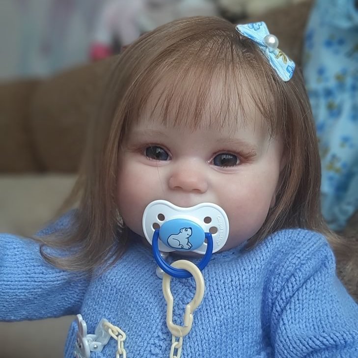  20'' Handmade Realistic Baby Doll for Girls Named Trinity with "Heartbeat" and Sound - Reborndollsshop.com-Reborndollsshop®