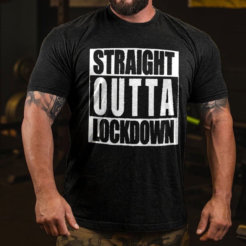 Straight Outta Lockdown T-shirt - Krazyskull