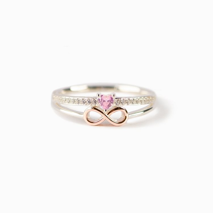 After All This Time? Always. Heart Infinity Sign Ring