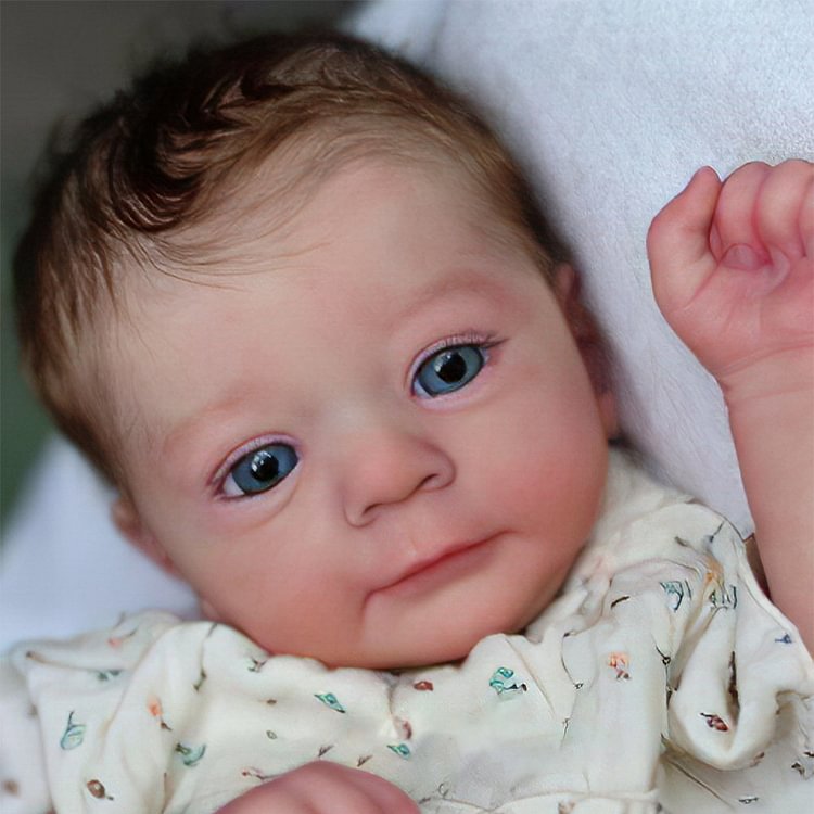  18" Lifelike Innocent and Lovely Awake Reborn Newborn Girl Named Passiy With Blue Eyes - Reborndollsshop.com-Reborndollsshop®