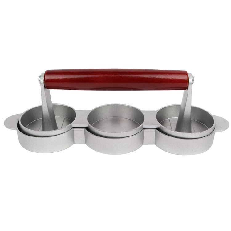 Stainless Steel Burger Press - Round Non-Stick Burger Smasher Grill Press