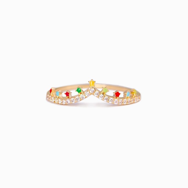 Missing You At Christmas Holiday Eclat Ring