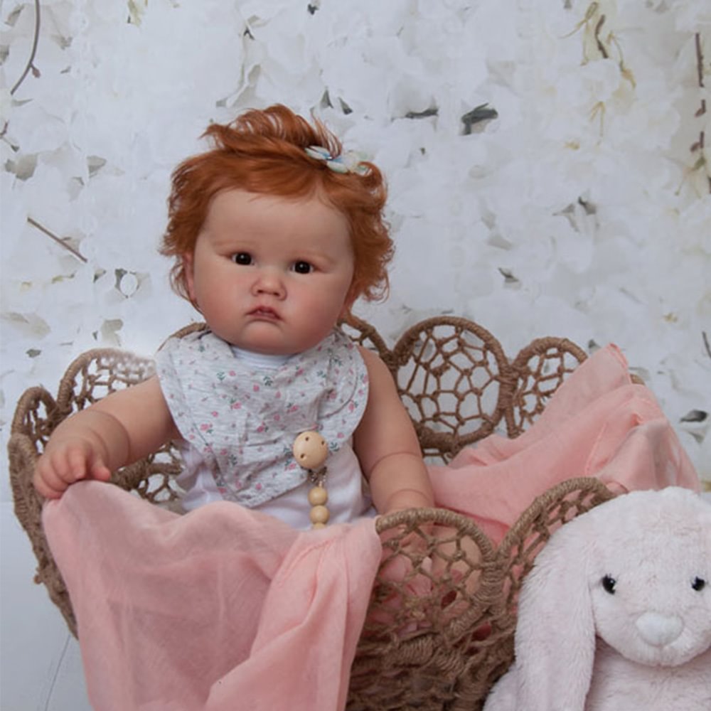 [Coos and "heartbeat"] 20'' Realistic Traim Cloth Body Reborn Toddlers Baby Doll Girl By 2022