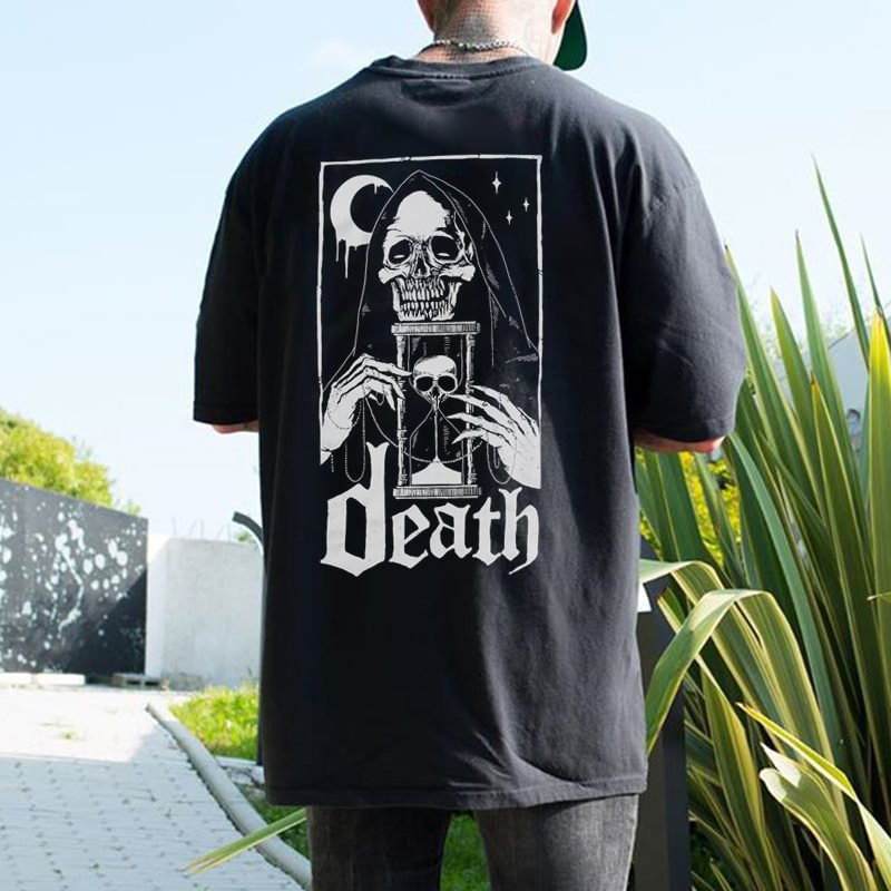 UPRANDY Designer mage skull print t-shirt -  UPRANDY