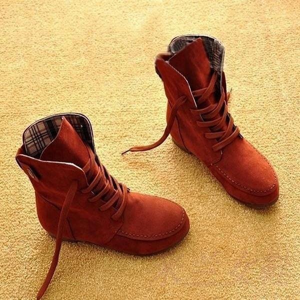 comfortable lace up boots