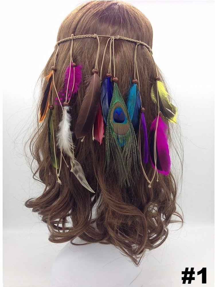 Peacock Feathers Headwear