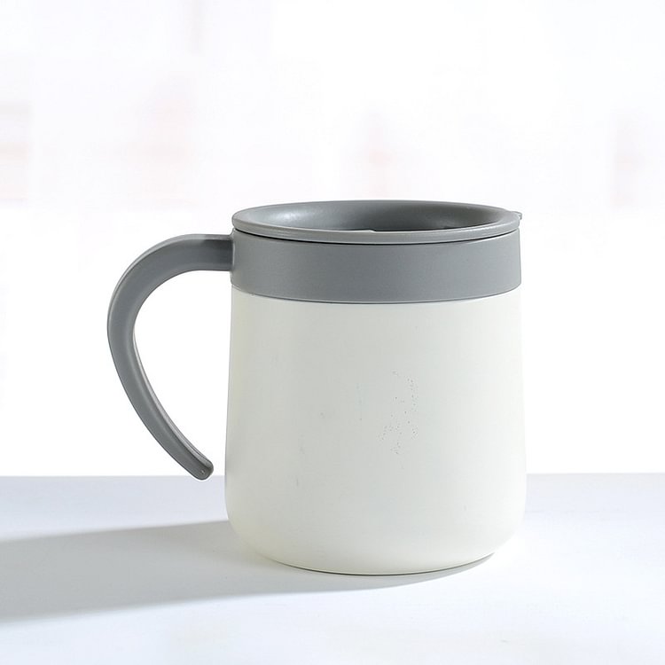BEIGE Pure Color Insulated Coffee Cup-304 Stainless Steel