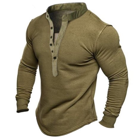 Men's Outdoor Cold-proof V-neck Tactical Sweater / [viawink] /