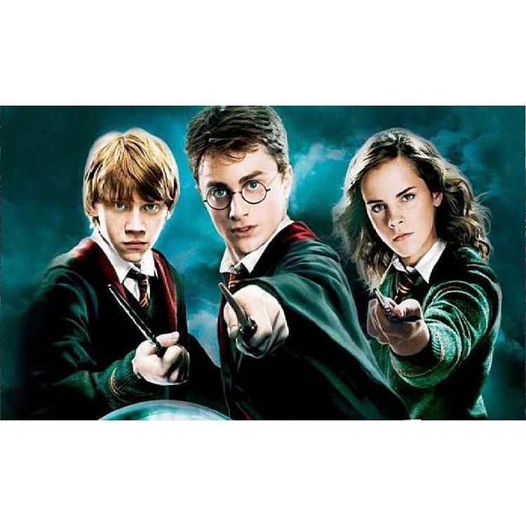 Harry Potter - Full Round Drill Diamond Painting - 40x30cm(Canvas)