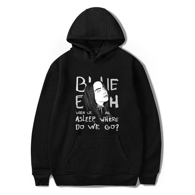 Billie Eilish Hoodies for Fan Support Fashion Pullover Sweatshirt-Mayoulove