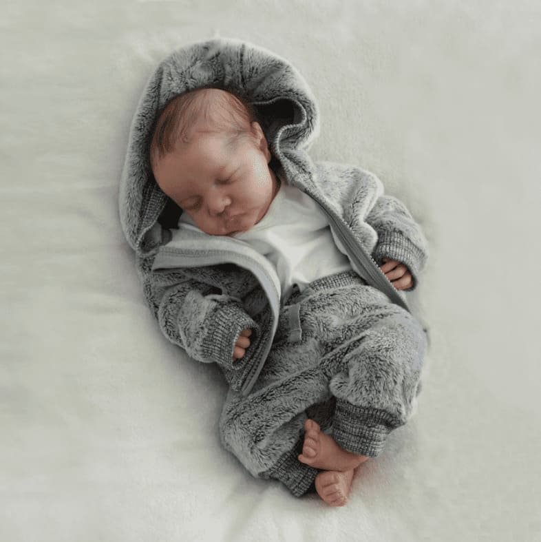 Reborn Baby Doll Boy Realistic 20'' Sike, Lifelike Soft Sleeping Silicone Doll, Birthday Present 2022 -Creativegiftss® - [product_tag]