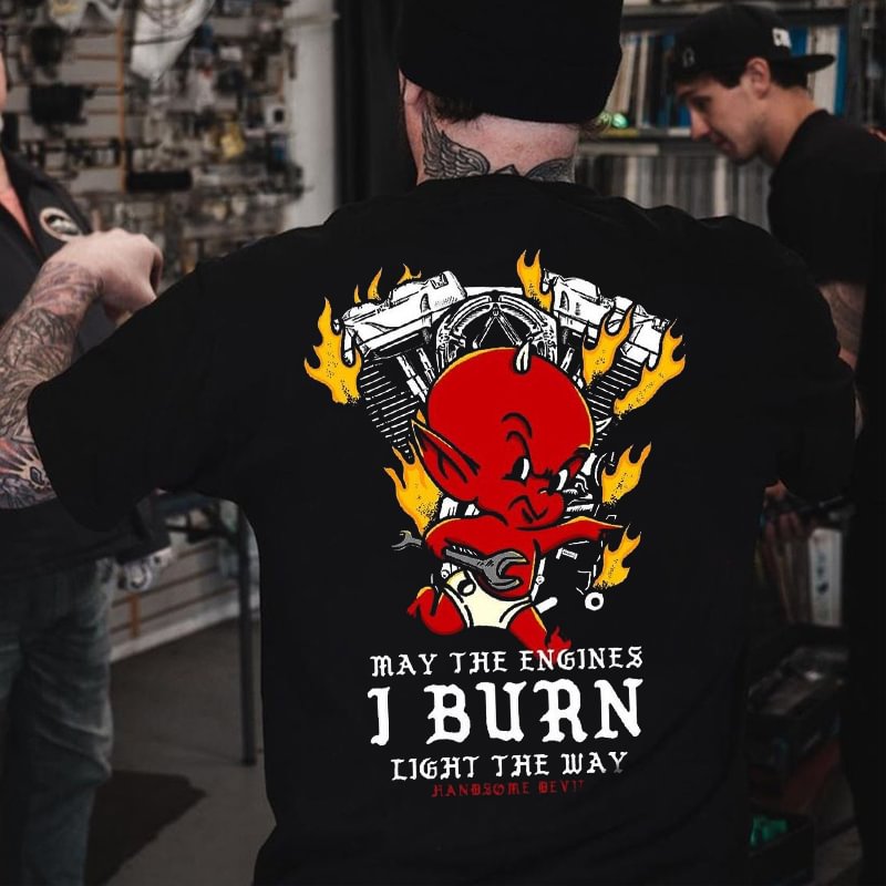 UPRANDY May The Engine I Burn Light The Way Baby Boy Print T-shirt -  UPRANDY