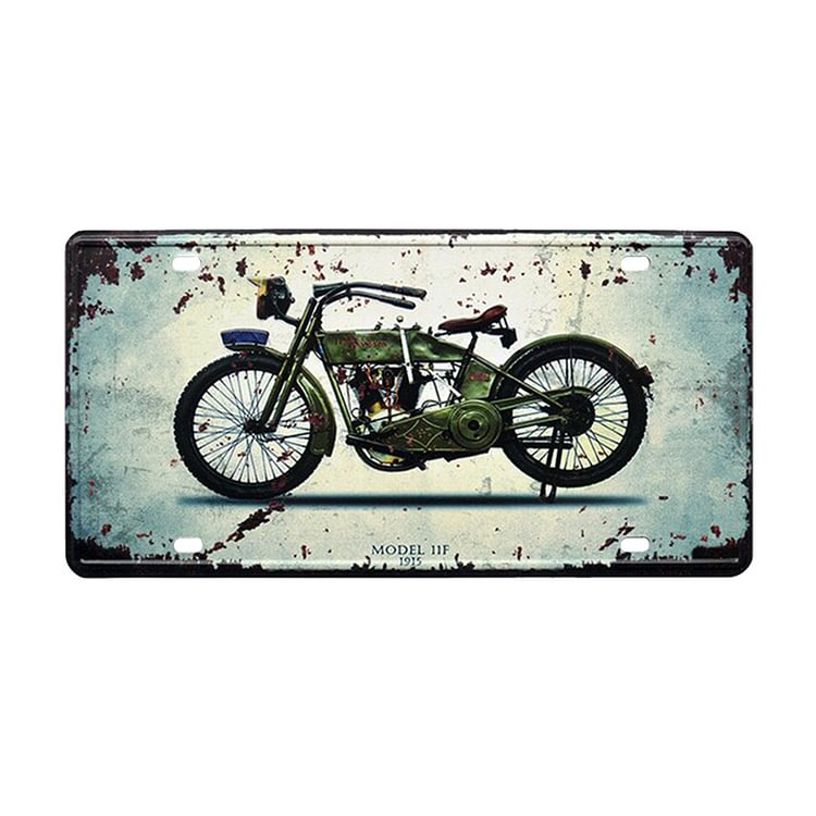 Motorcycle - Car Plate License Tin Signs/Wooden Signs - 30x15cm