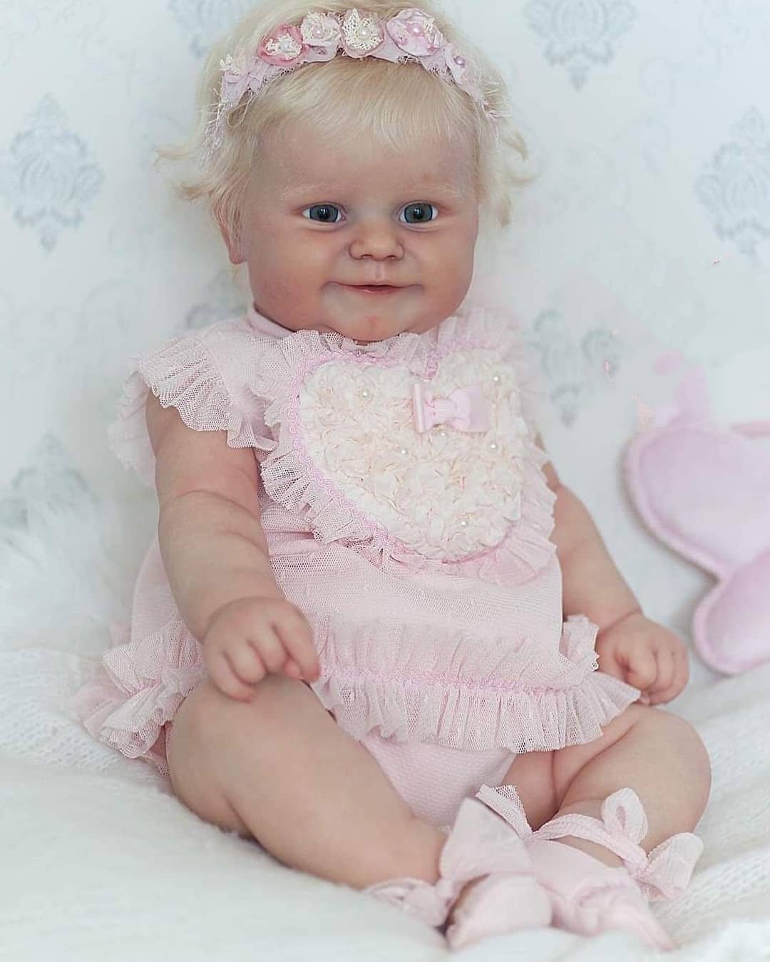 20" Real Lifelike Cute Chubby Reborn Girl Darlene