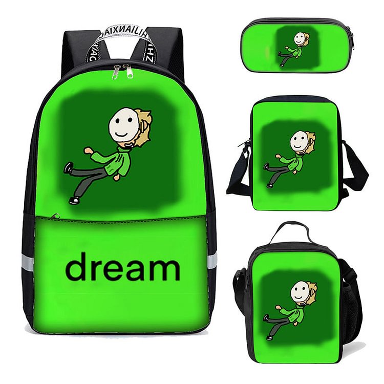 Mayoulove Fashion Dreamwastaken Backpack for Teens School Bag for Students 4CS Dream Bag Sets-Mayoulove
