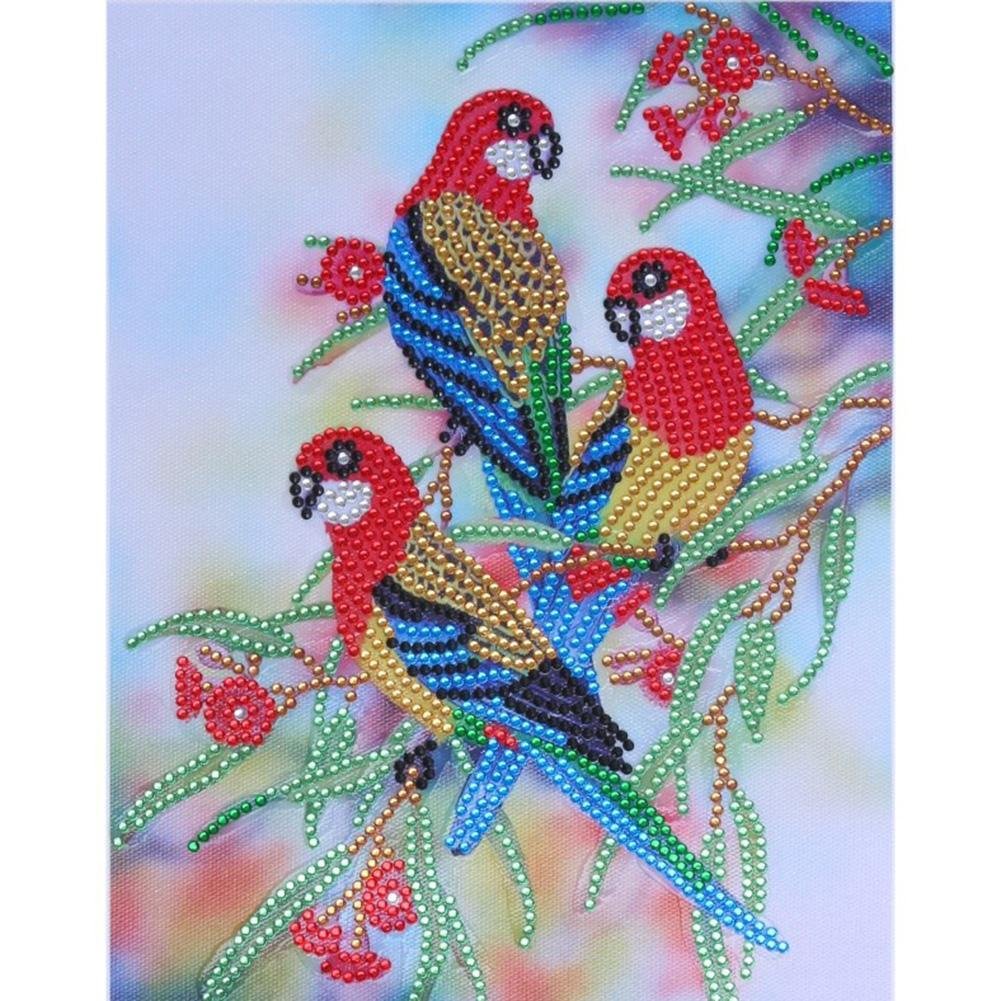 Partial Special Shaped Diamond Painting Parrot  Kits