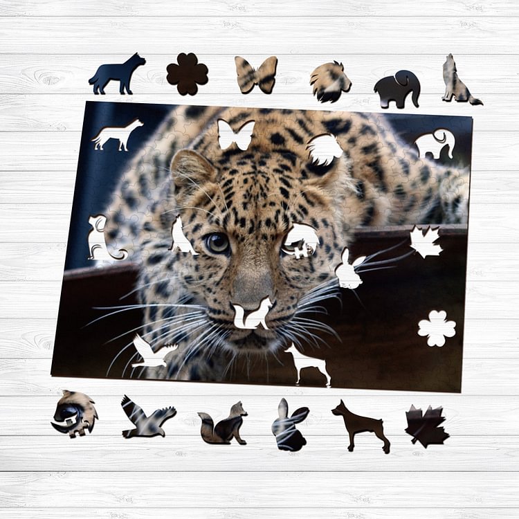 Leopard  Wooden Jigsaw Puzzle