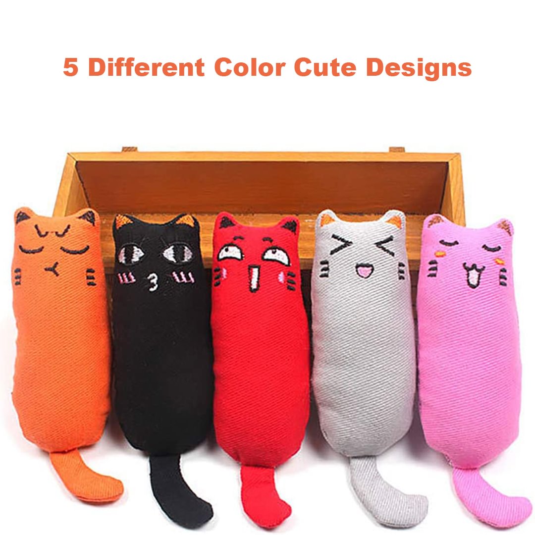 Cats Are Going Crazyyyyy with THIS Cute Catnip Toy - 5pcs Set 
