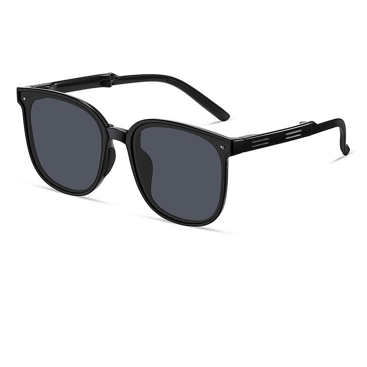 Folding Sunglasses Polarized Sunglasses Fashion Ultra Light TR Two Tone Folding Sunglasses
