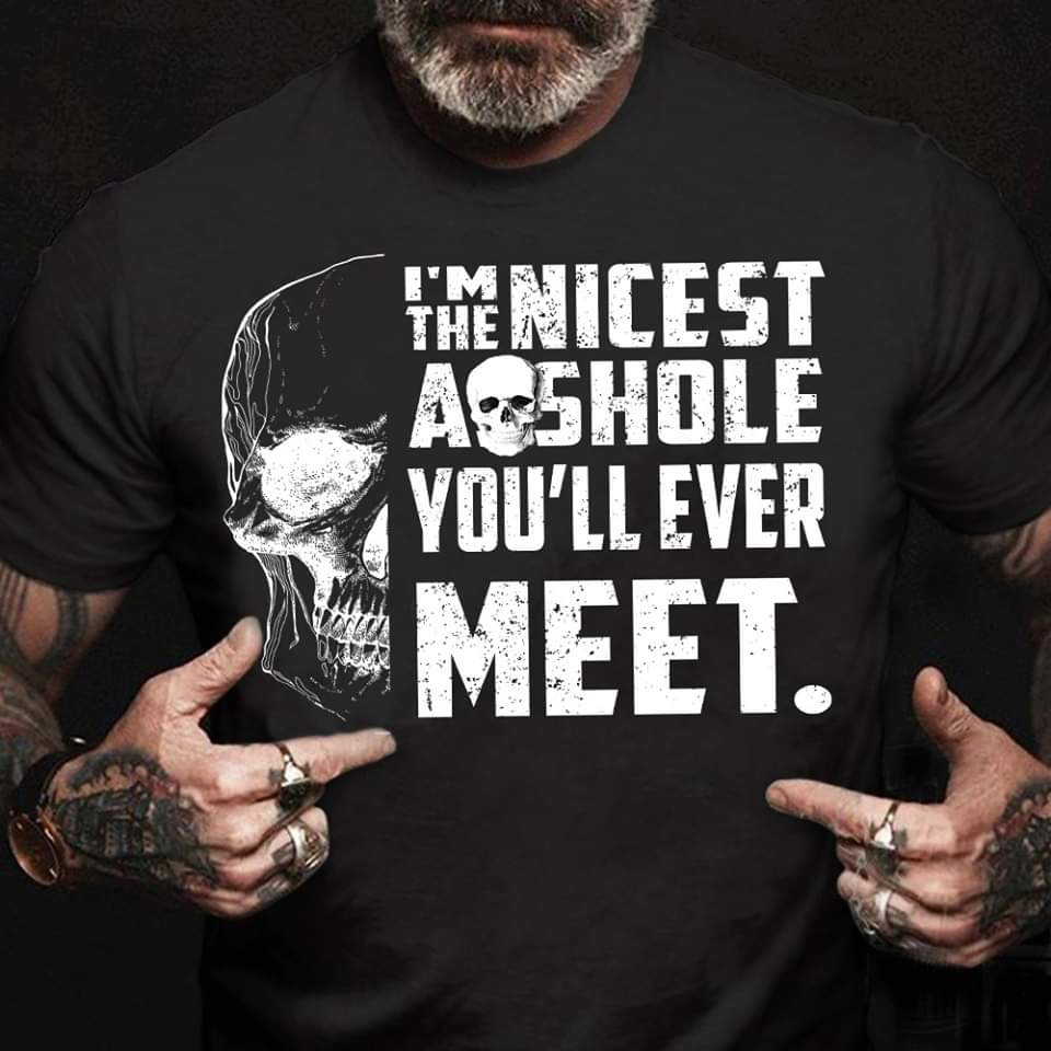 Punk skull letter printed casual T-shirt - Livereid