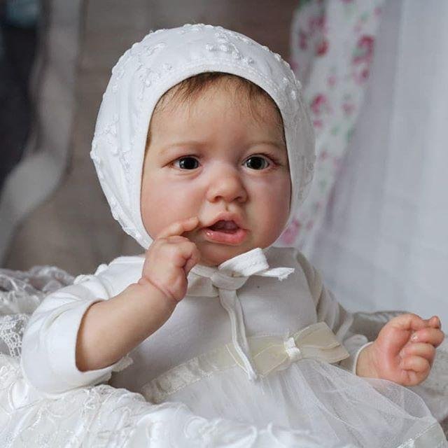 RSG LIFELIKE GALLERY®12'' Realistic Sweet Reborn Baby Girl Dinorah