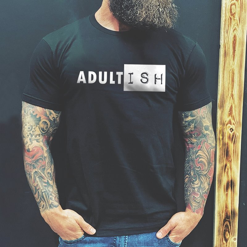 Livereid Adult Ish Men's Basic Casual T-shirt - Livereid