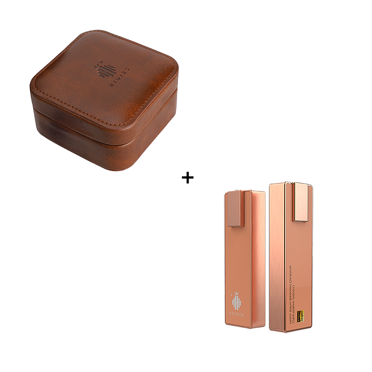 Hidizs EA01 Leather Case+S9 PRO Red Copper DAC & AMP-Hidizs