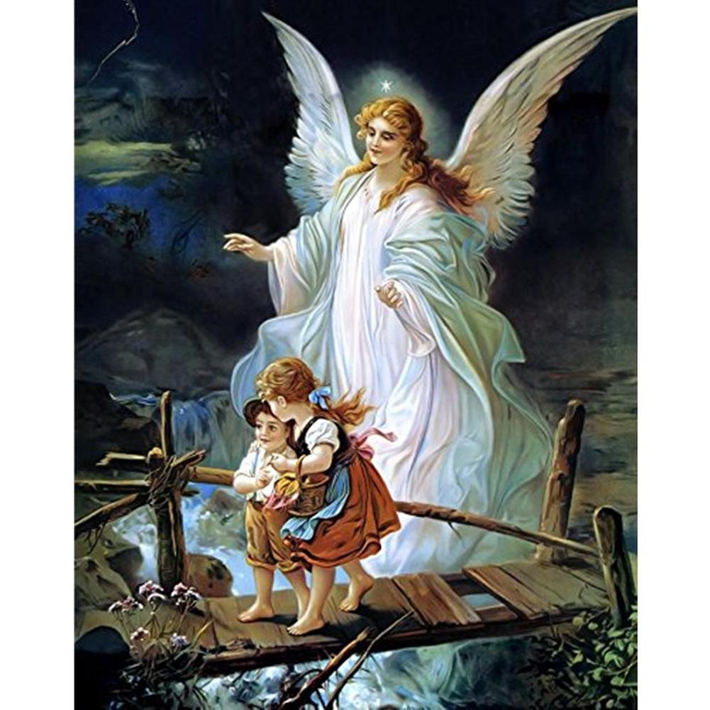 Peinture de diamant - rond complet - enfants d’ange
