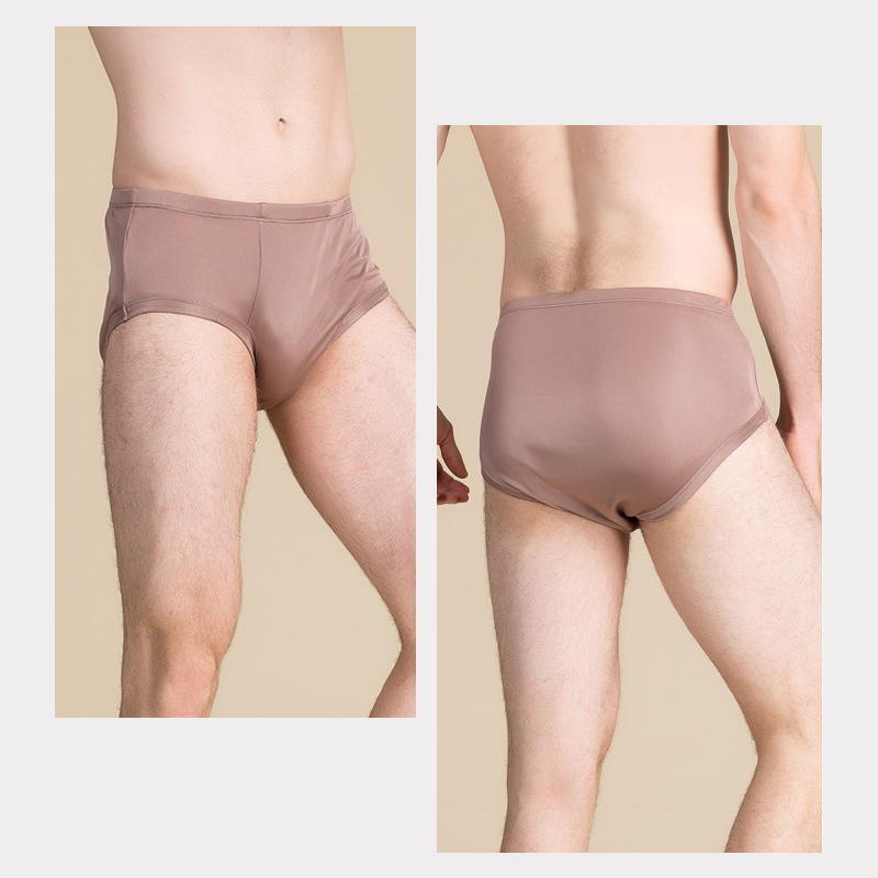 Slip en soie homme style élastique homme