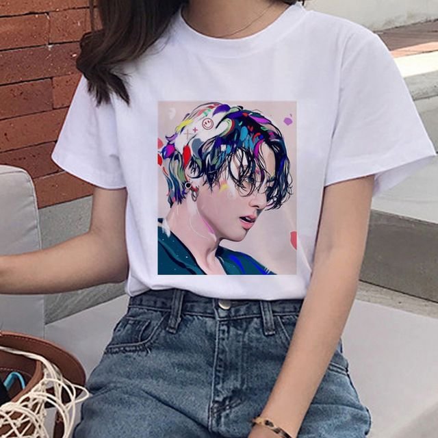 BTS Oil Painting Member T-shirt