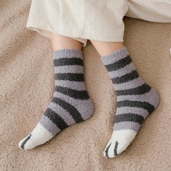 Cute Cat Claw Socks - tree - Codlins