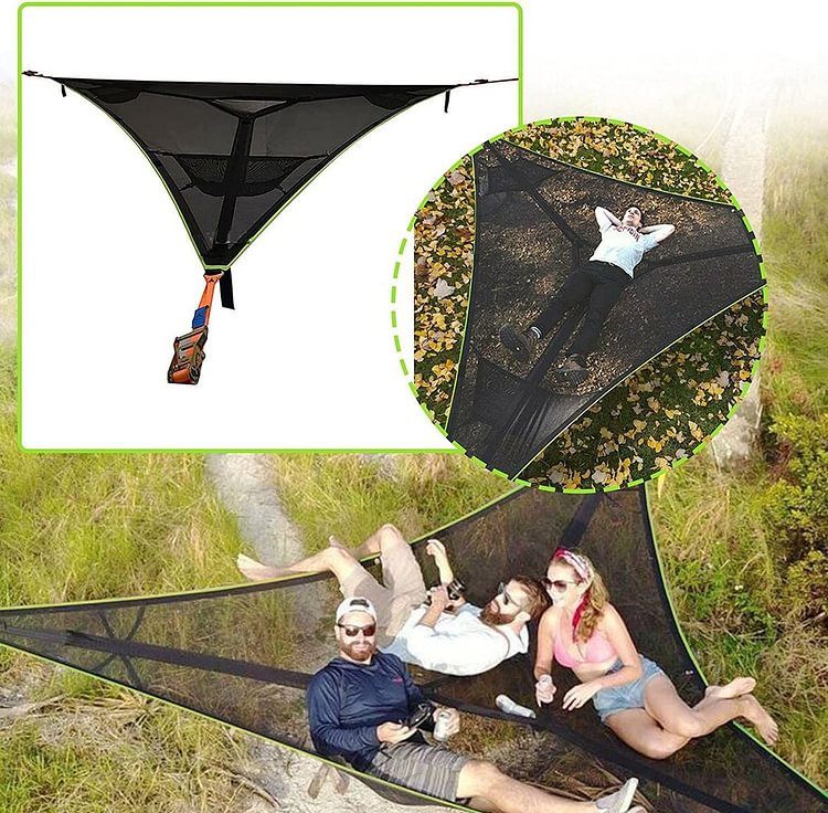 157in Multi-functional Triangle Aerial Mat,Tree House Air Sky Tent,Convenient Camping Sleep - tree - Codlins