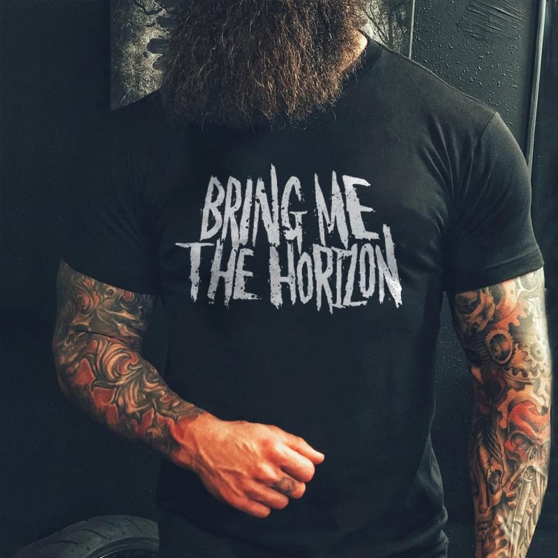 Bring Me The Horizon Printed Men's T-shirt - Livereid