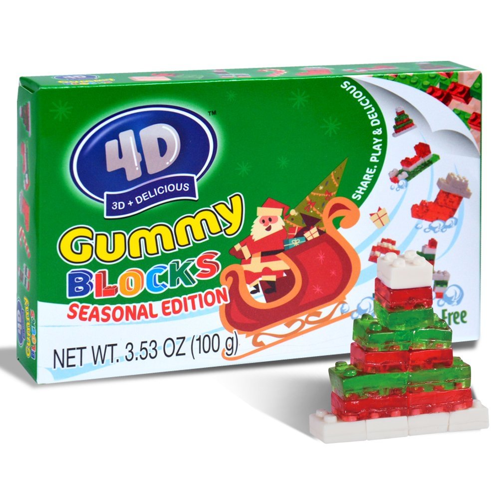 AMOS 4D Gummy Blocks Theatre Box (Pack of 24)