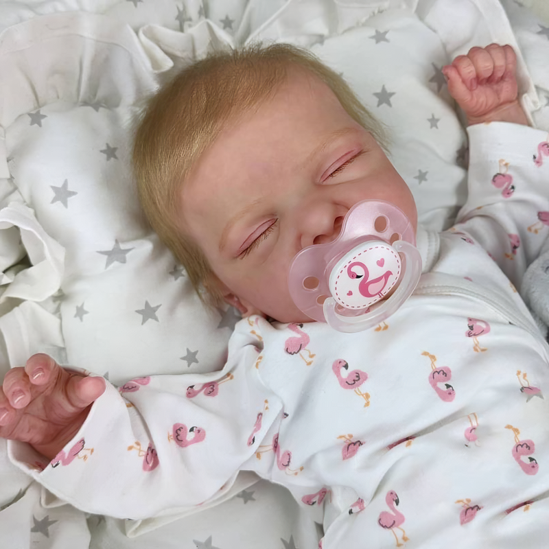 Asleep Baby Girl 19'' Super Trending Realistic Reborn Baby Jamila