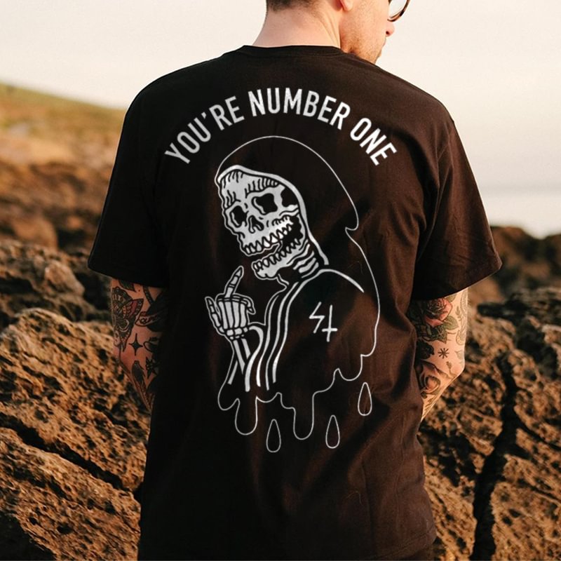 UPRANDY You're Number One Printed Men's T-shirt -  UPRANDY