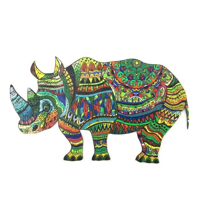 Watchful Rhino Puzzle(CHRISTMAS SALE)-Ainnpuzzle