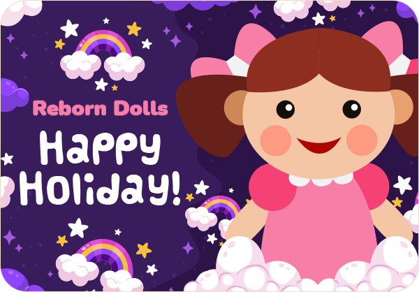  Reborndollsshop® Holiday E-Gift Card - Reborndollsshop.com-