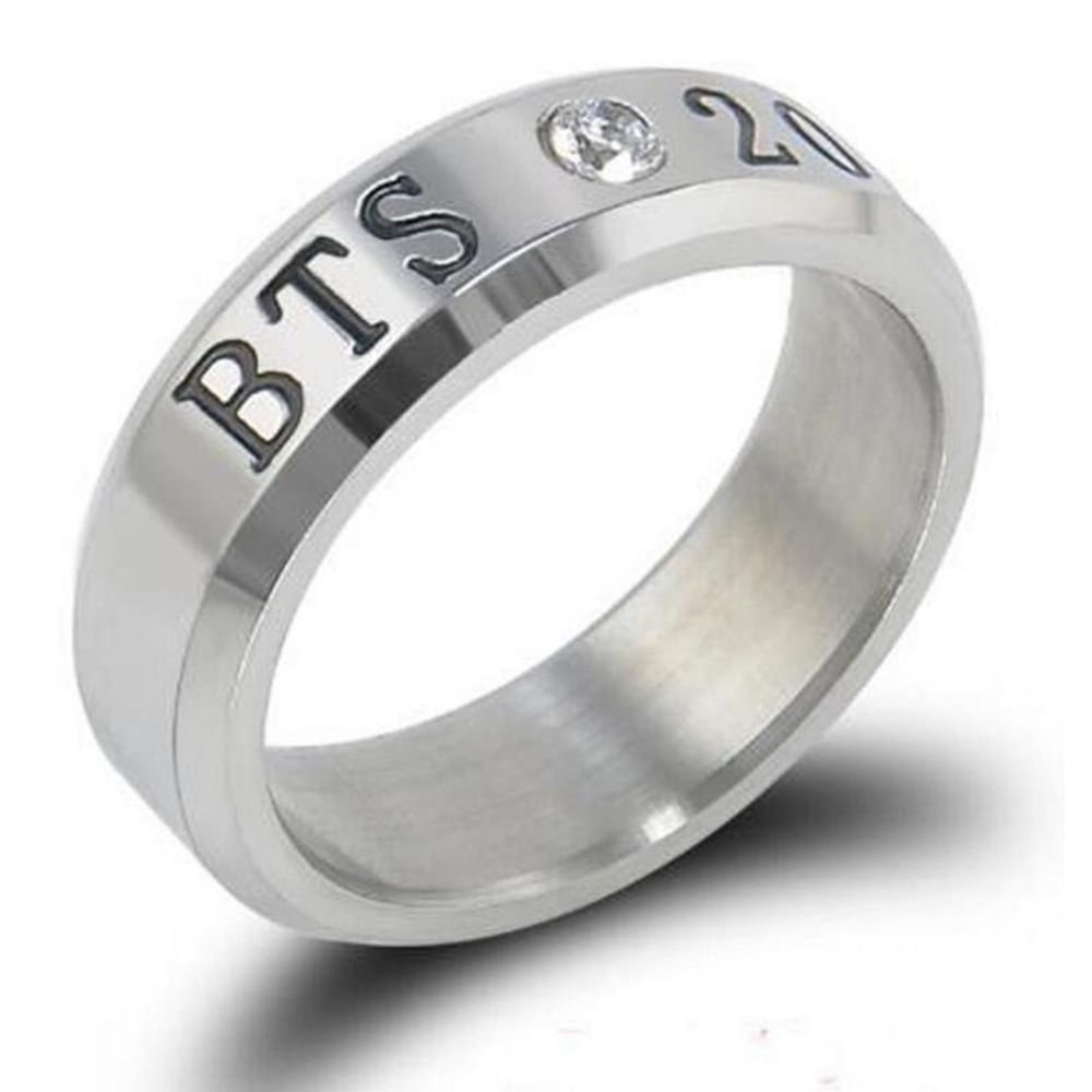 방탄소년단 Name + Birthday Engraved Ring