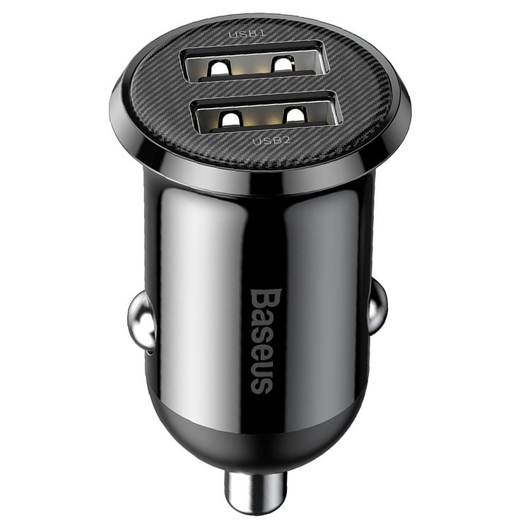 Baseus Grain Pro Car Charger 4.8A Dual USB Charger Charging Adapter