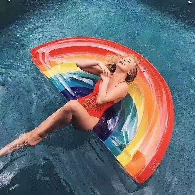 Rainbow | Inflatable Pool Bed - vzzhome