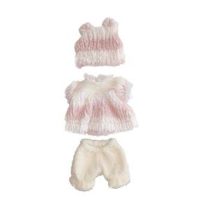  [Suitable for 12'' Mini Doll]3 Pcs Coral Fleece Baby Clothes for 12 Mini Reborns - Reborndollsshop.com-Reborndollsshop®