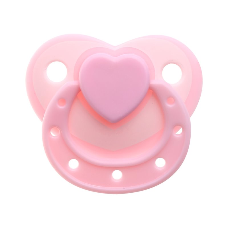 Reborn Accessories Pure Color Love Shape Magnetic Pacifier 2022 -Creativegiftss® - [product_tag]