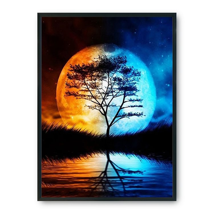 (Counted/Stamped)Dream Tree - 3 Strands Cross Stitch 36*46CM