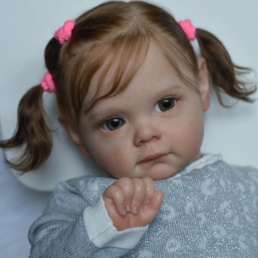  17"  Reborn Baby Doll That Look Real Girl Named Jeannie,Holiday Gift For Kids - Reborndollsshop.com-Reborndollsshop®