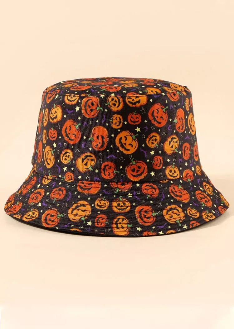 Halloween Pumpkin Ghost Fisherman Hat - CODLINS - codlins.com
