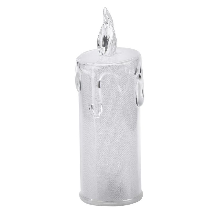 Flameless Tea Battery Operated Acrylic Electronic Candle -Night Light