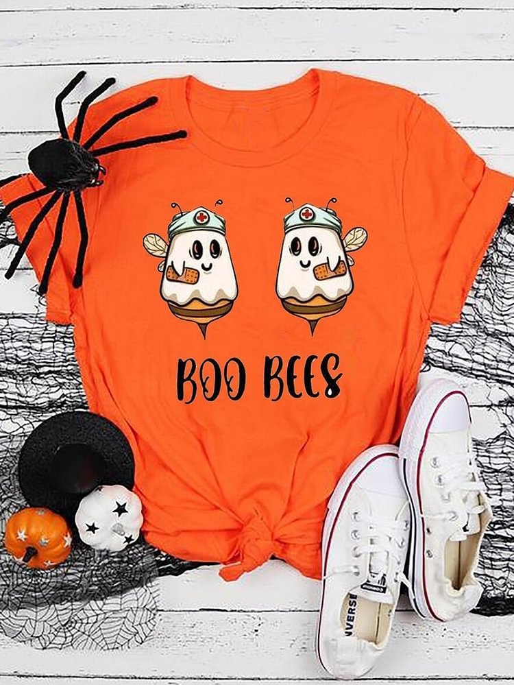 Little Bee Print Top T-shirt